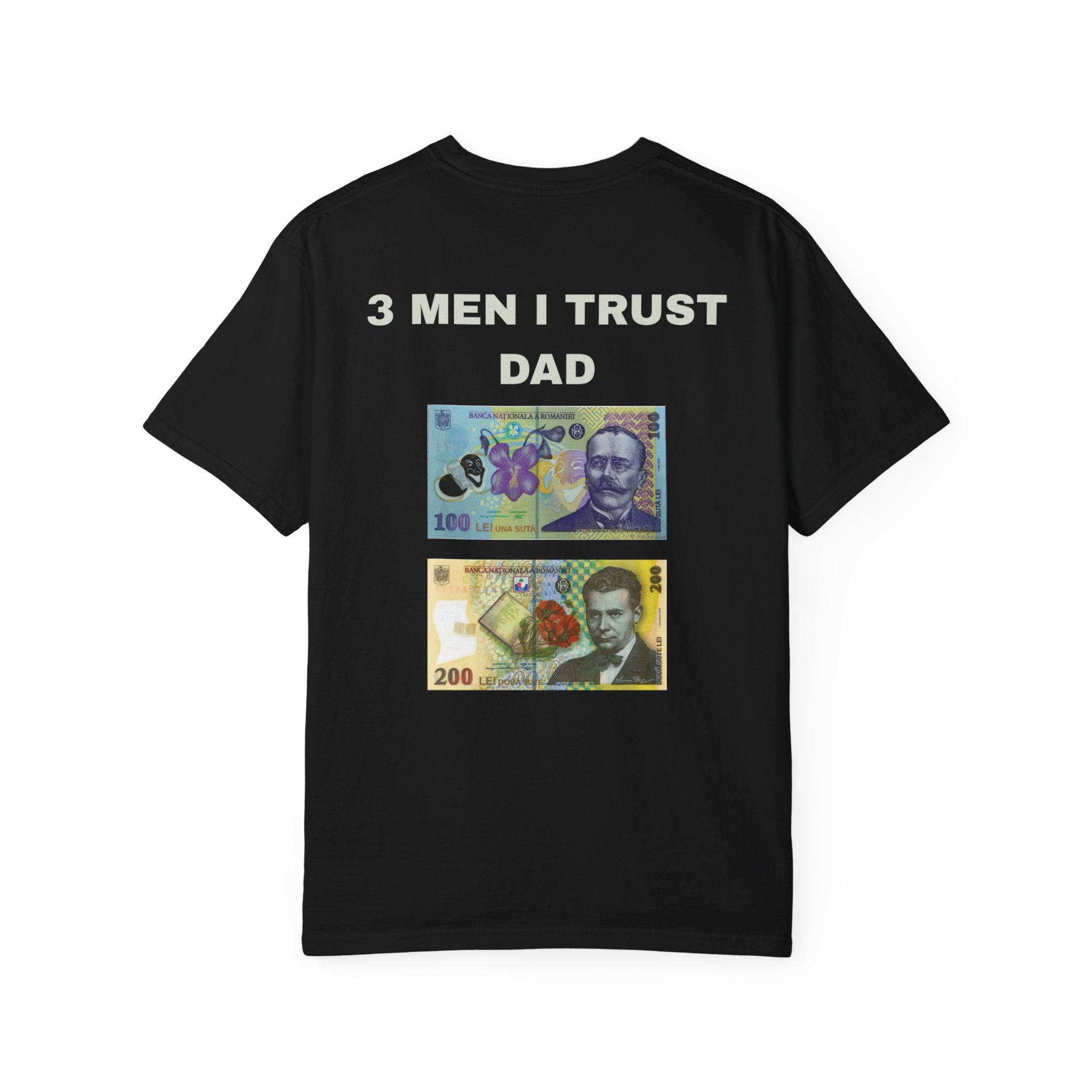 T‑Shirt — "3 Men I Trust: Dad" Graphic Tee (Father's Day Gift)
