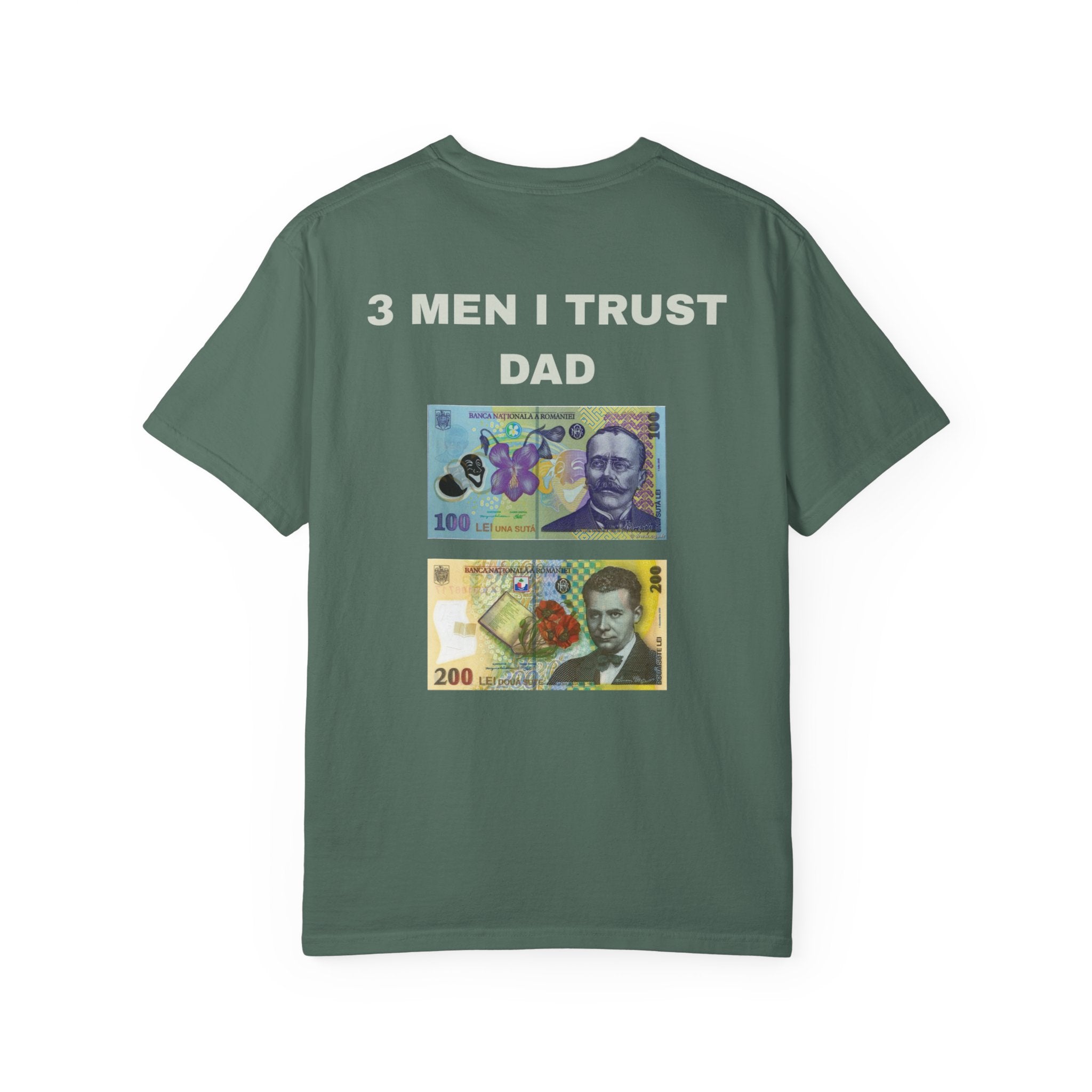 T‑Shirt — "3 Men I Trust: Dad" Graphic Tee (Father's Day Gift)
