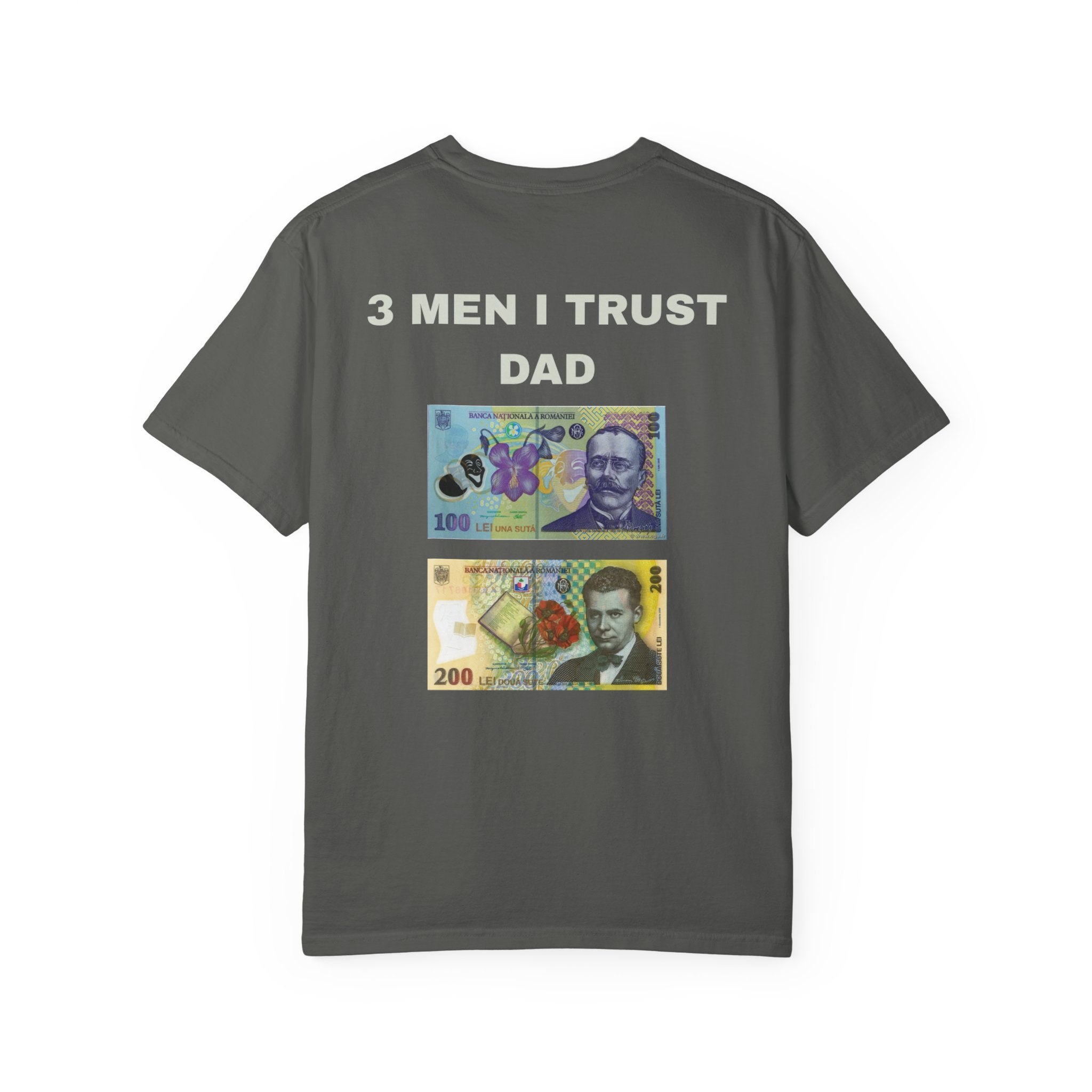 T‑Shirt — "3 Men I Trust: Dad" Graphic Tee (Father's Day Gift)