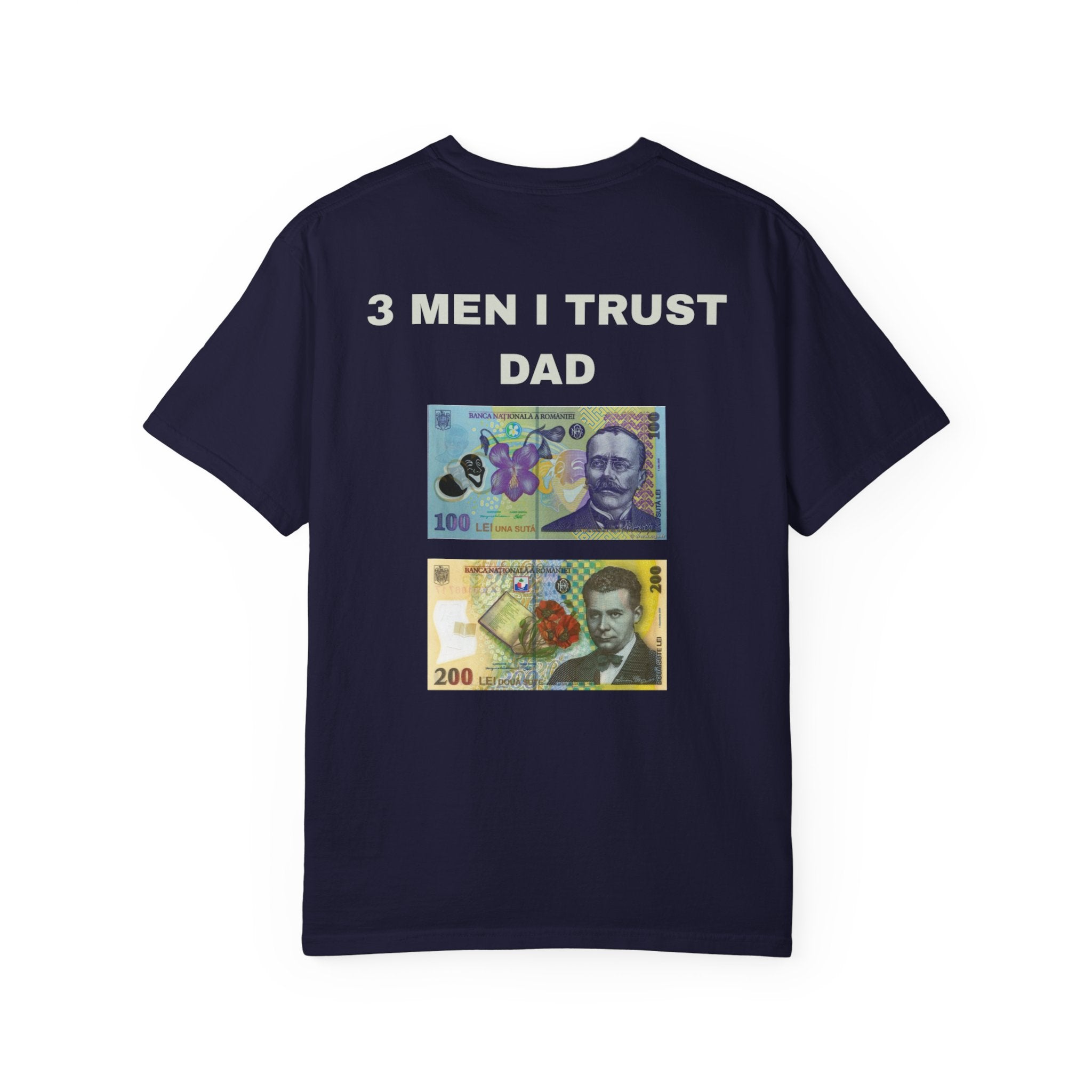 T‑Shirt — "3 Men I Trust: Dad" Graphic Tee (Father's Day Gift)